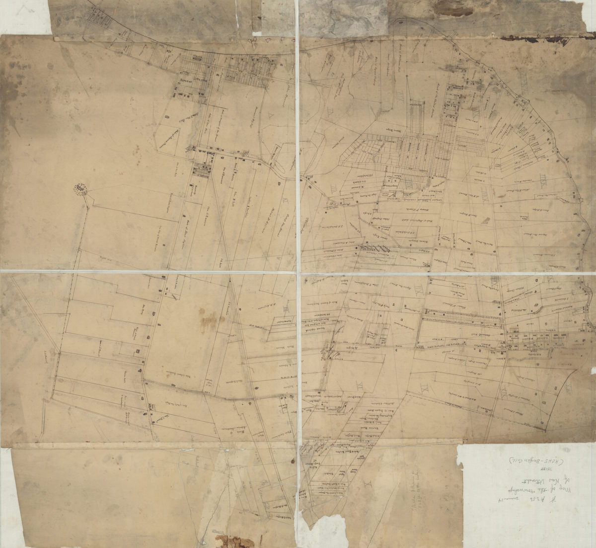 5TH ATLAS MAP 1907 PARK SLOPE CLINTON HILL PROSPECT PARK BROOKLYN NY UNDERHILL 